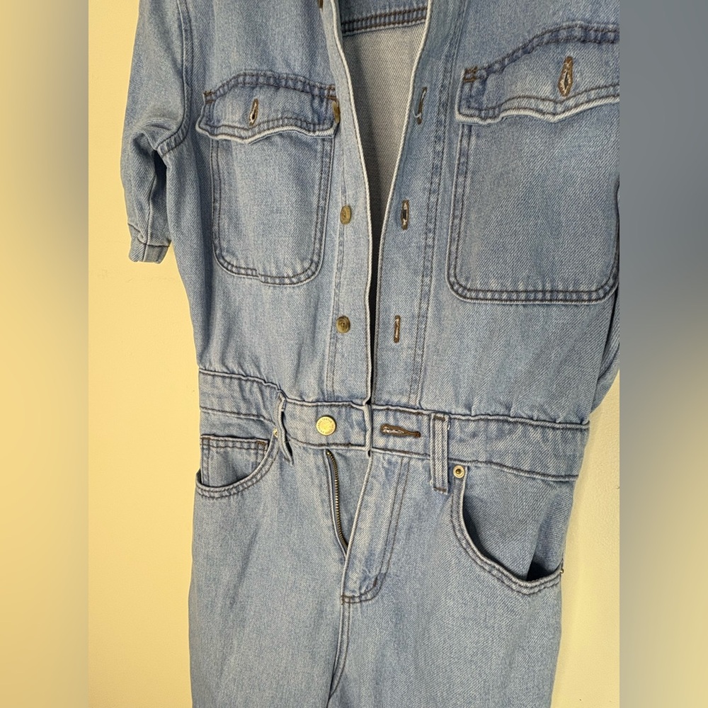Women's Denim coverall-Jumpsuit - Picture 5 of 8